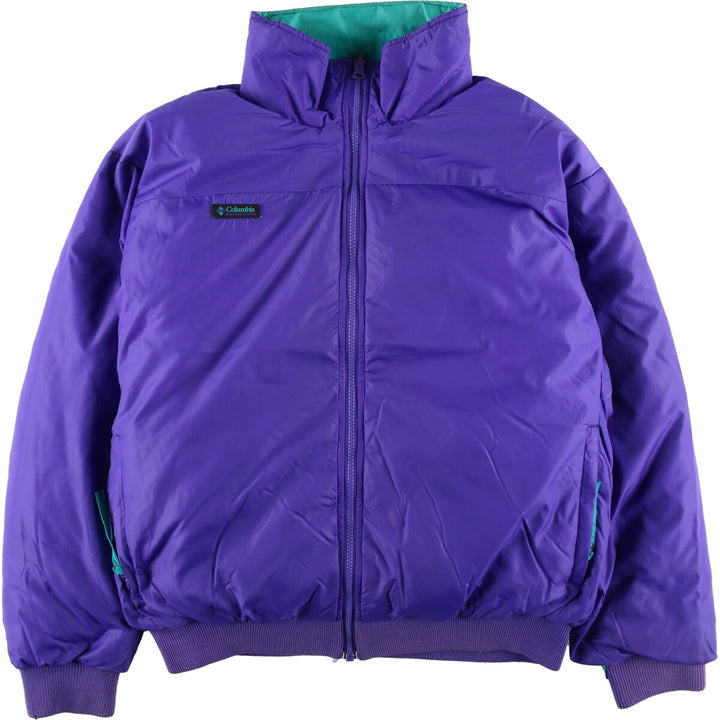 80'S Columbia White Tag Reversible Down Jacket Men's L Size Vintage /eaa457232