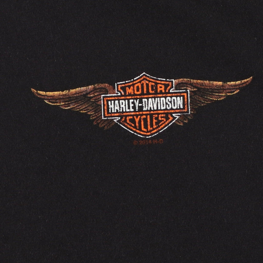 Harley-Davidson Back Print Motorcycle Bike T-Shirt Men's M /eaa457287