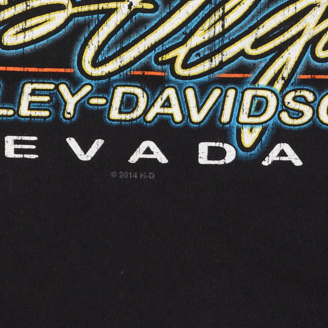 Harley-Davidson Back Print Motorcycle Bike T-Shirt Men's M /eaa457287