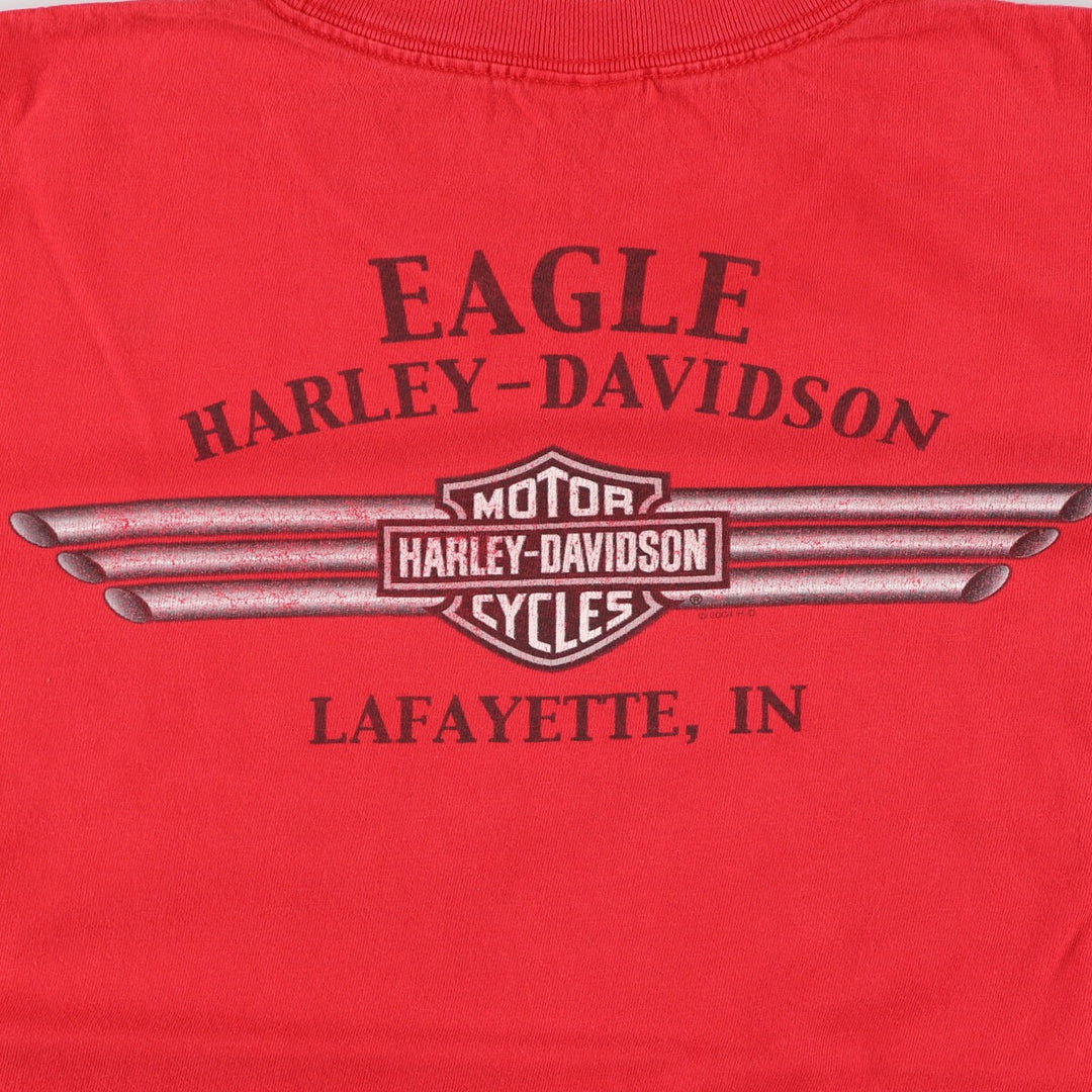 00'S Harley-Davidson Motorcycle Bike T-shirt Men's L /eaa457294