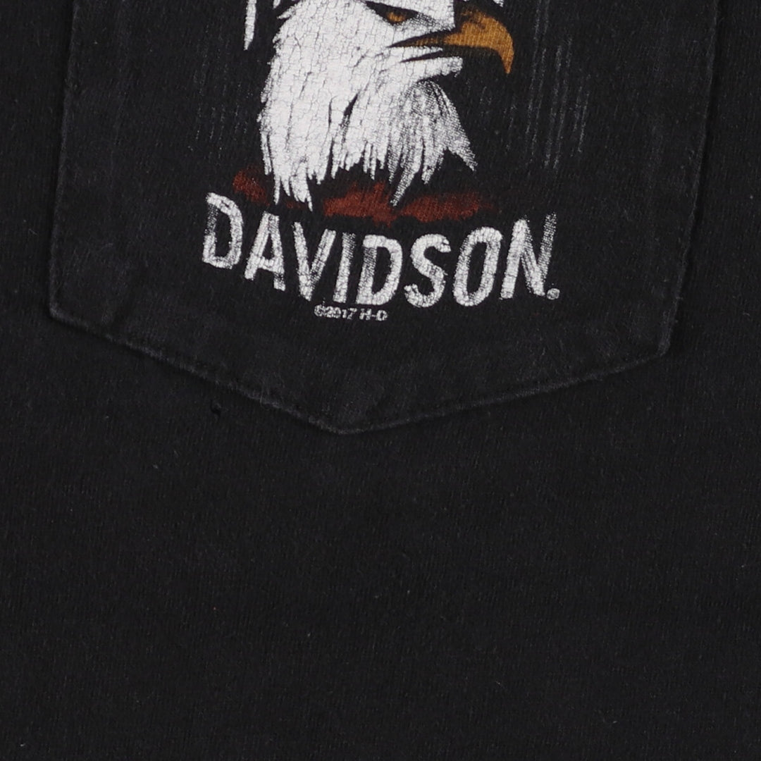 Harley-Davidson Back Print Motorcycle Bike T-Shirt Men's L /eaa457306