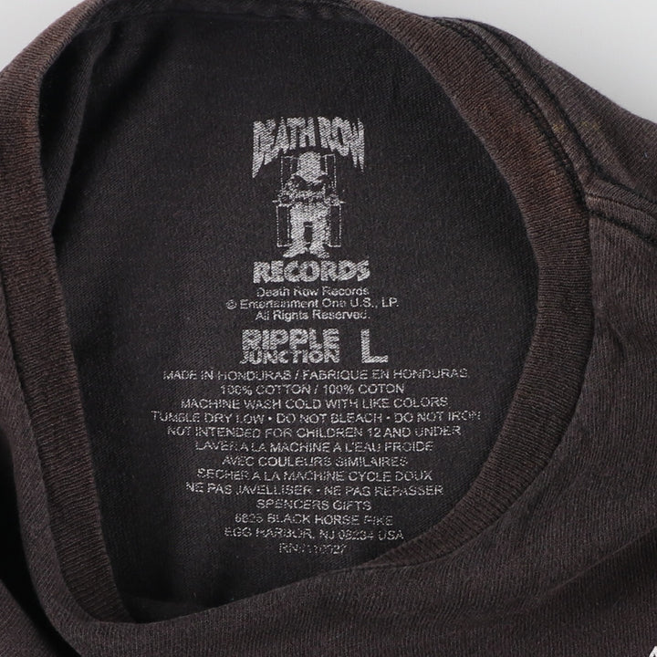 DEATHROW RECORDS Rap T-shirt Rap T Men's L /eaa457320