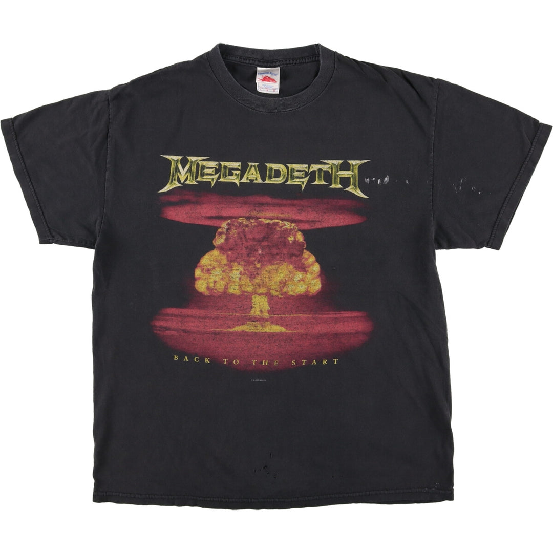 00'S TENNESSEERIVER MEGADETH Band T-shirt Band Tee Men's L /eaa457342