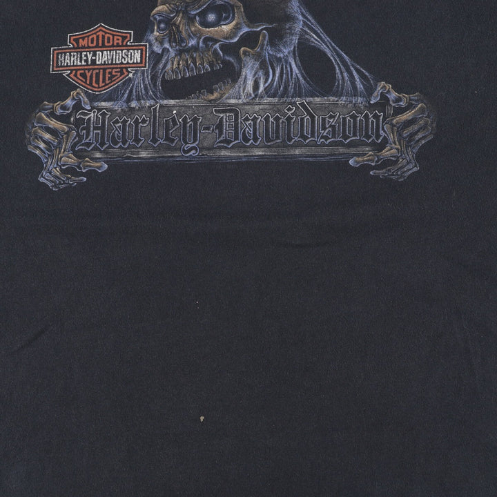 Harley-Davidson Skull Pattern Motorcycle Bike T-shirt Men's XXL /eaa457370