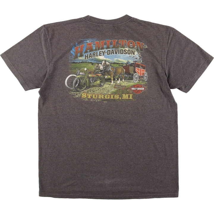 Harley-Davidson Motorcycle Bike T-shirt Men's L /eaa457393