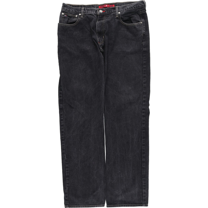 Tommy Hilfiger TOMMY HILFIGER JEANS Black denim straight denim pants men's w38 / eaa457441