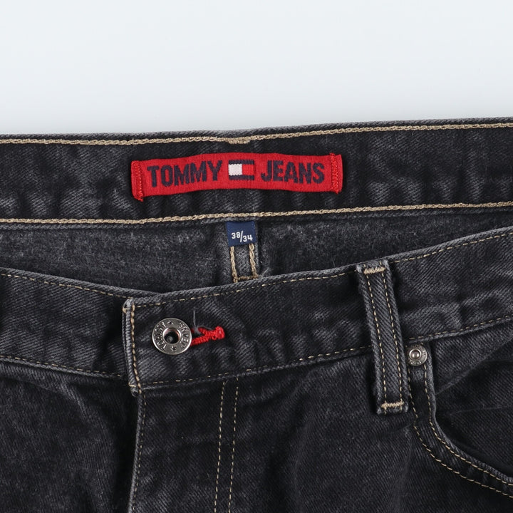 Tommy Hilfiger TOMMY HILFIGER JEANS Black denim straight denim pants men's w38 / eaa457441