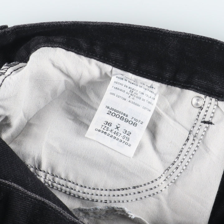 Lee REGULAR FIT Black Denim Straight Denim Pants Men's w36 /eaa457443