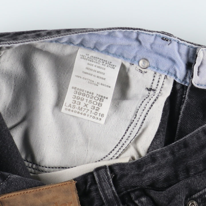 Wrangler Black Denim Tapered Denim Pants Men's W32 / eaa457444