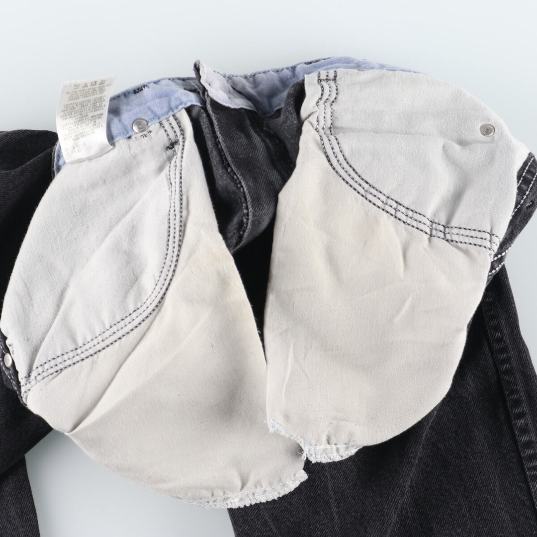 Wrangler Black Denim Tapered Denim Pants Men's W32 / eaa457444