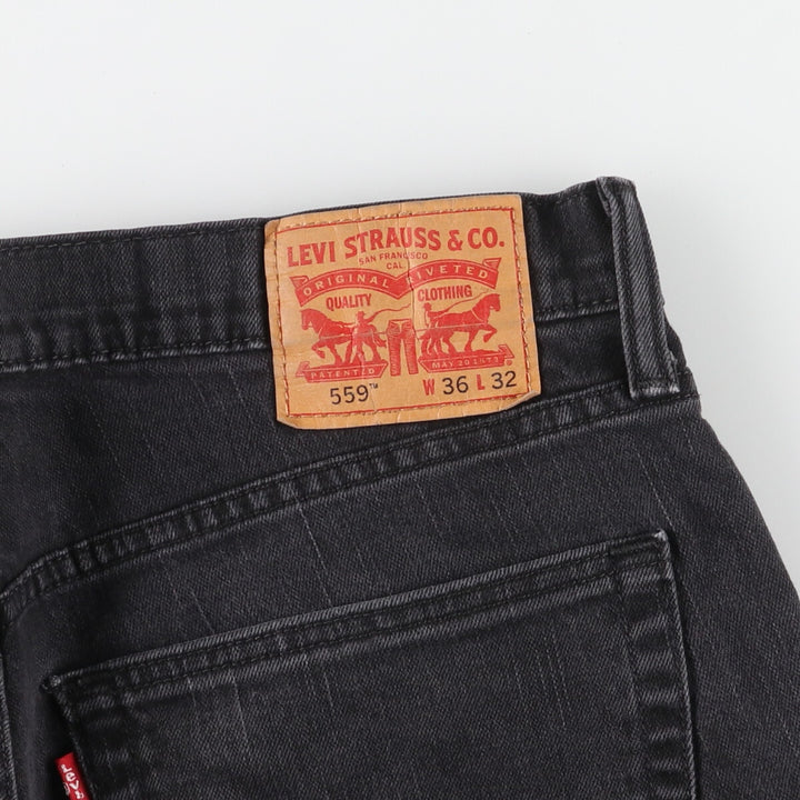 Levi's 559 Black Denim Straight Denim Pants Men's W37 / eaa457446