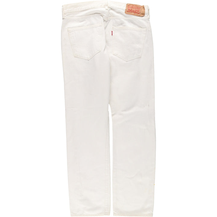 Levi's Levi's 501 White Denim Straight Denim Pants Men's W33 / eaa457469