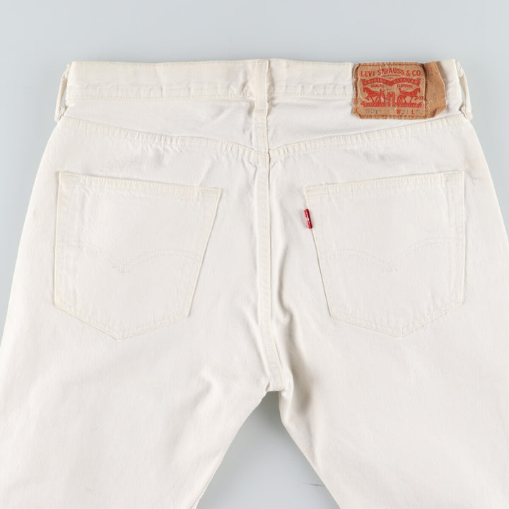 Levi's Levi's 501 White Denim Straight Denim Pants Men's W33 / eaa457469