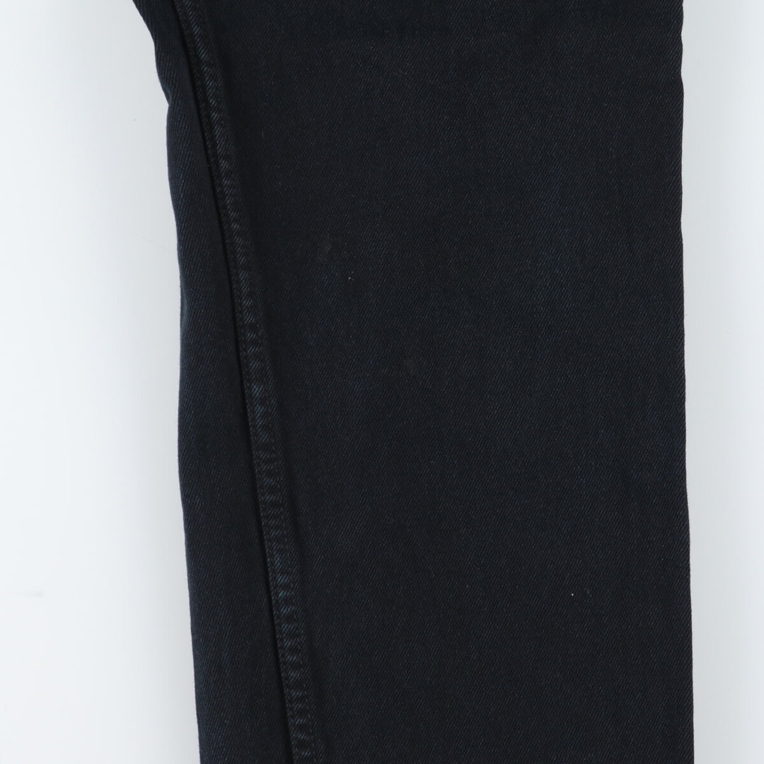 WESTCO Black Denim Straight Denim Pants Men's w34 cotton black type Vintage Second Hand