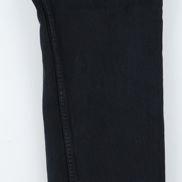 WESTCO Black Denim Straight Denim Pants Men's w34 cotton black type Vintage Second Hand