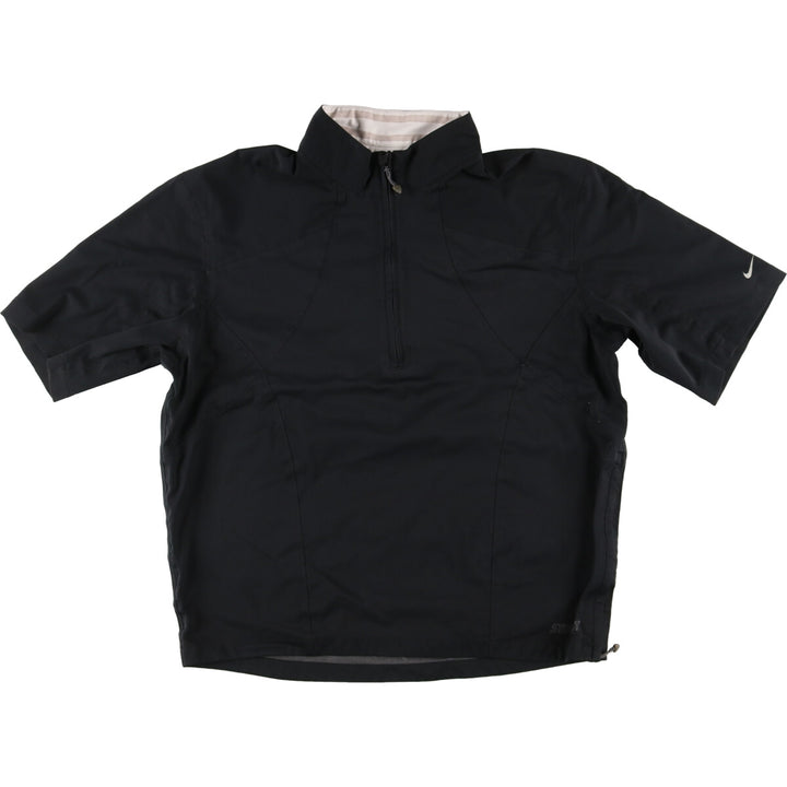 00'S Nike NIKE GOLF STORM-FIT half-zip short-sleeve warm-up pullover men's L /eaa457557