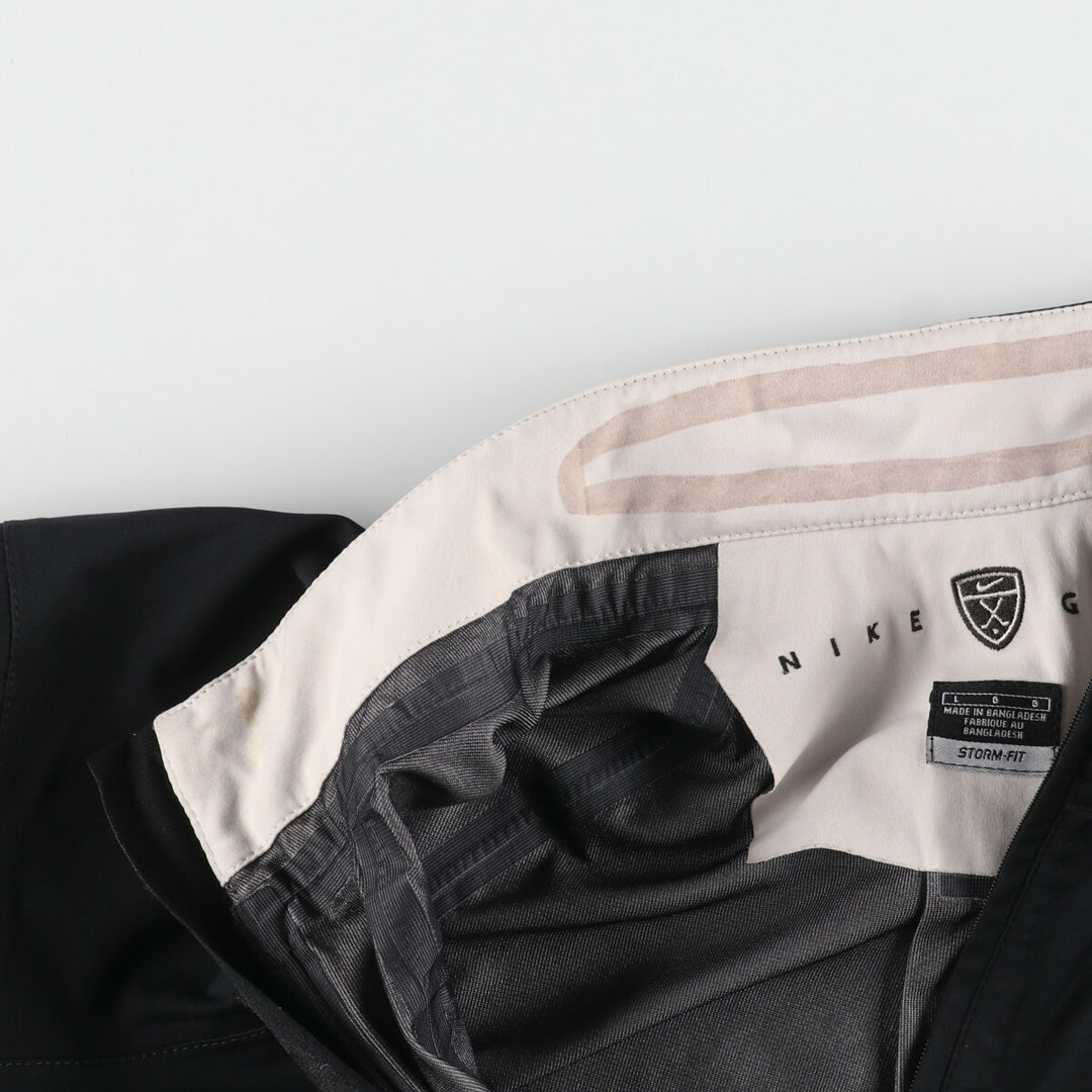 00'S Nike NIKE GOLF STORM-FIT half-zip short-sleeve warm-up pullover men's L /eaa457557