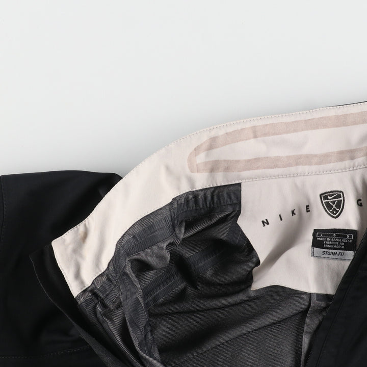 00'S Nike NIKE GOLF STORM-FIT half-zip short-sleeve warm-up pullover men's L /eaa457557