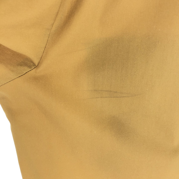 70'S JCPenney BIGMAC Long Sleeve Work Shirt Men's Medium Vintage polyester ocher yellow type Vintage Second Hand