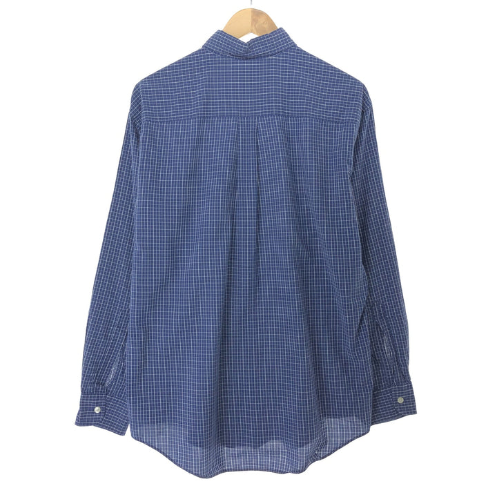 90'S LLBean Long Sleeve Check Shirt Men's XL Vintage /eaa457576