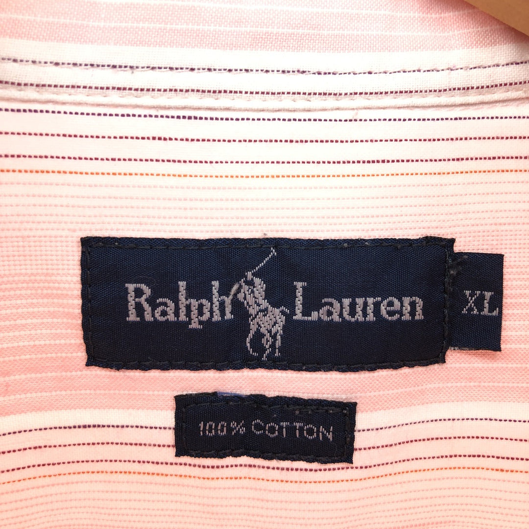 Ralph Lauren Long Sleeve Button Down Striped Shirt Men's XL /eaa457612