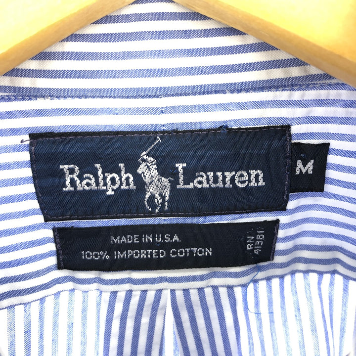 90'S Ralph Lauren long sleeve button down striped shirt made in USA men's XL vintage /eaa457623