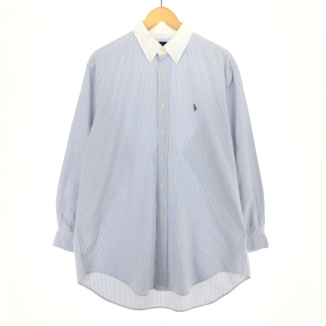 Ralph Lauren YARMOUTH Long Sleeve Button Down Striped Shirt Men's XXL /eaa457631