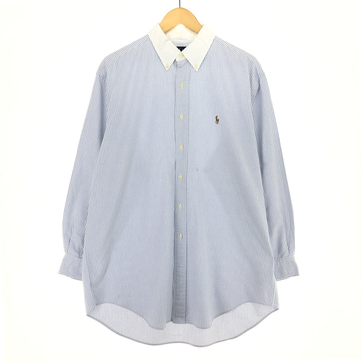 Ralph Lauren YARMOUTH Long Sleeve Button Down Striped Shirt Men's XXL /eaa457631