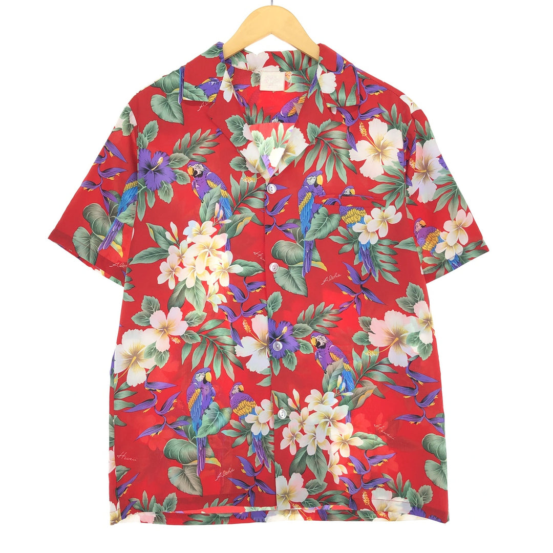 90'S Kalena Fashions All-over Print Open Collar Hawaiian Aloha Shirt Men's M Vintage /eaa457666