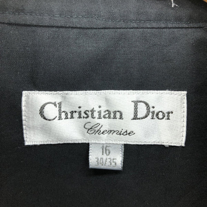 Christian Dior Stand Collar Long Sleeve Cotton Shirt Men's XL /eaa457683