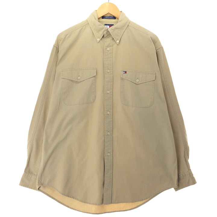 90'S Tommy Hilfiger Long Sleeve Button Down Shirt Men's L Vintage /eaa457697