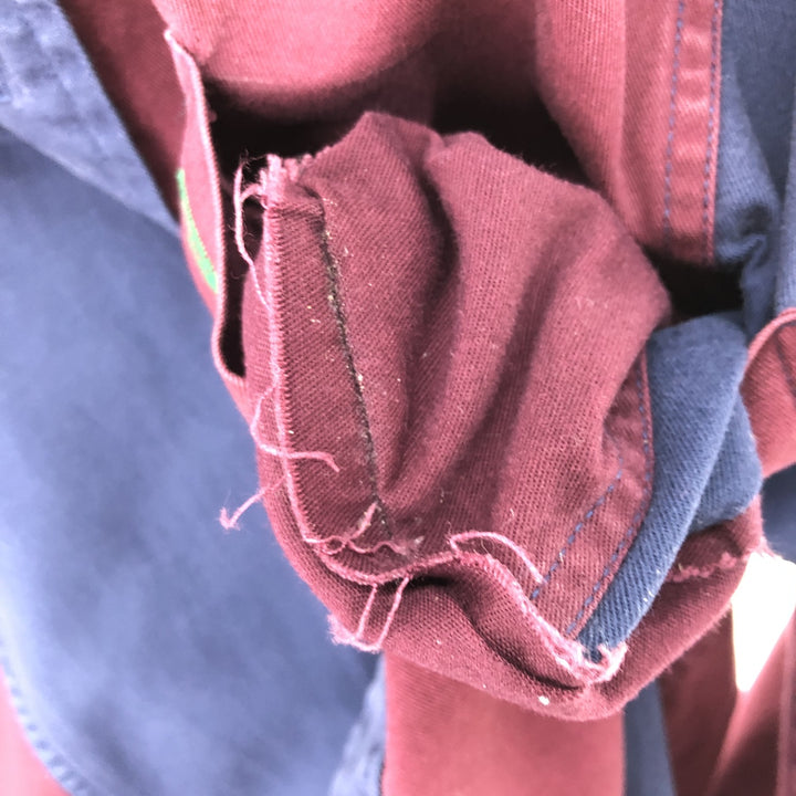 90'S Tommy Hilfiger Two-tone long sleeve button-down shirt Men's XL Vintage /eaa457698