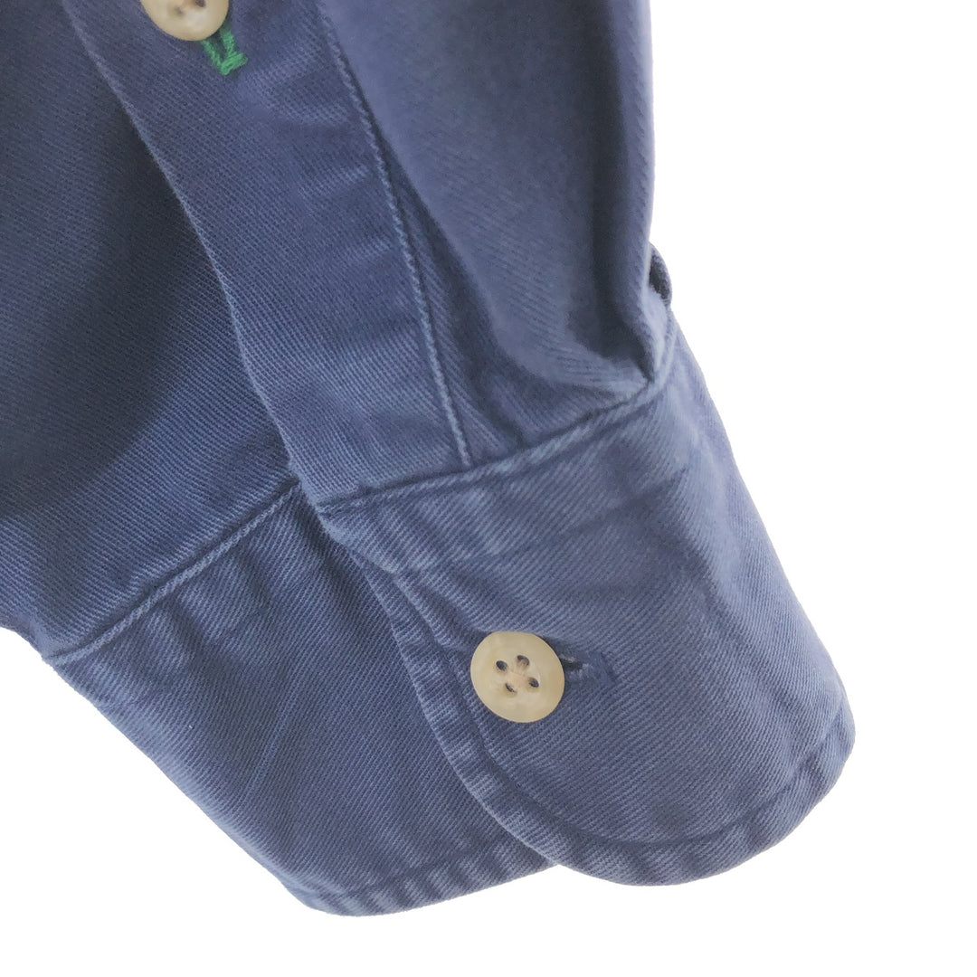 90'S Tommy Hilfiger Two-tone long sleeve button-down shirt Men's XL Vintage /eaa457698