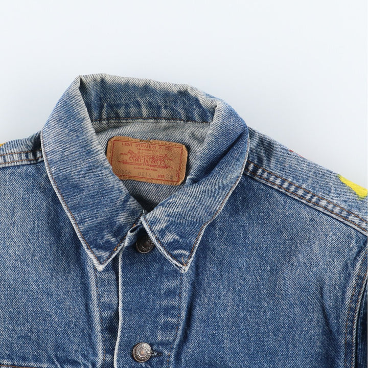 80'S Levi's 70506-0216 Back Paint Denim Jacket, Made in USA, Men's M, Vintage /eaa457701