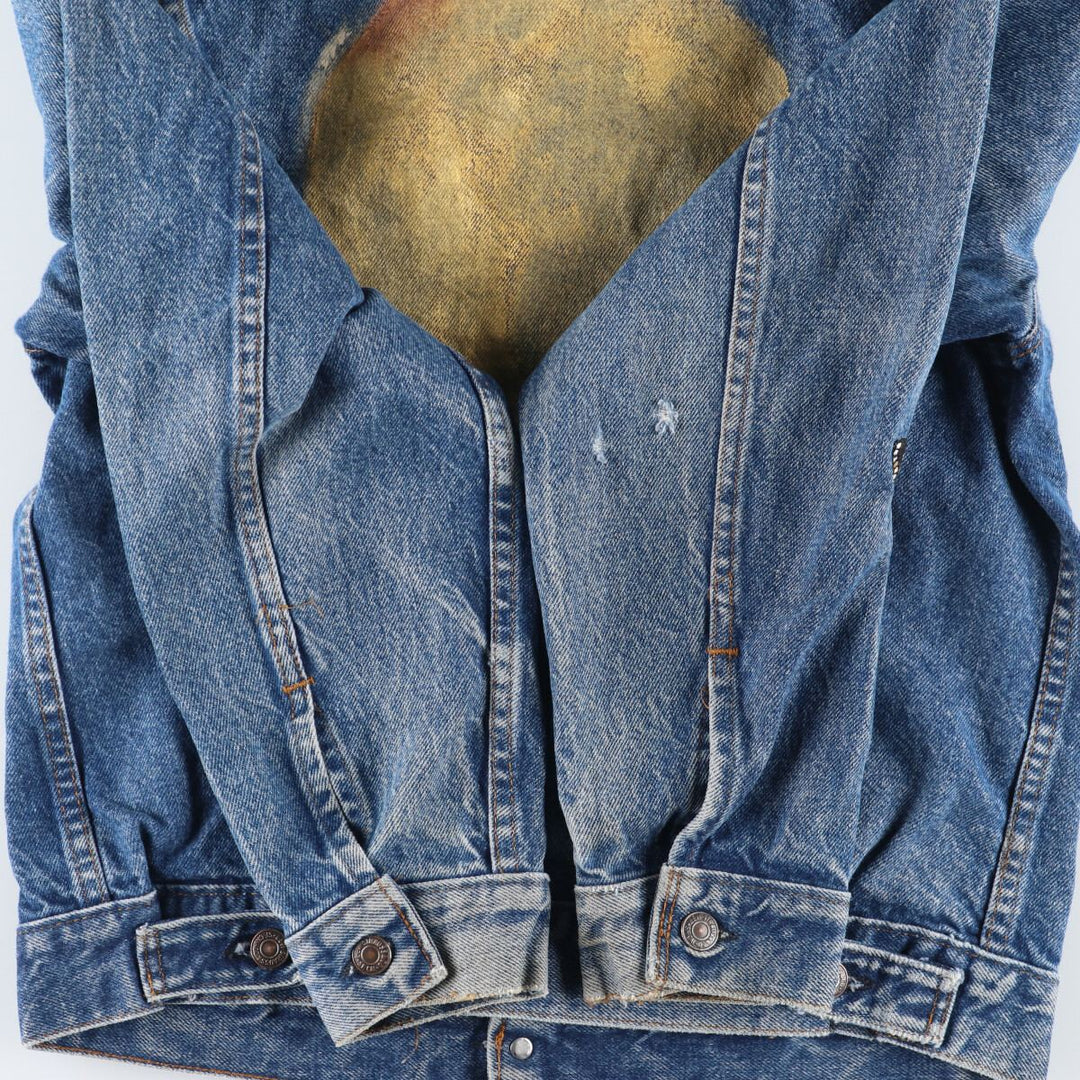 80'S Levi's 70506-0216 Back Paint Denim Jacket, Made in USA, Men's M, Vintage /eaa457701