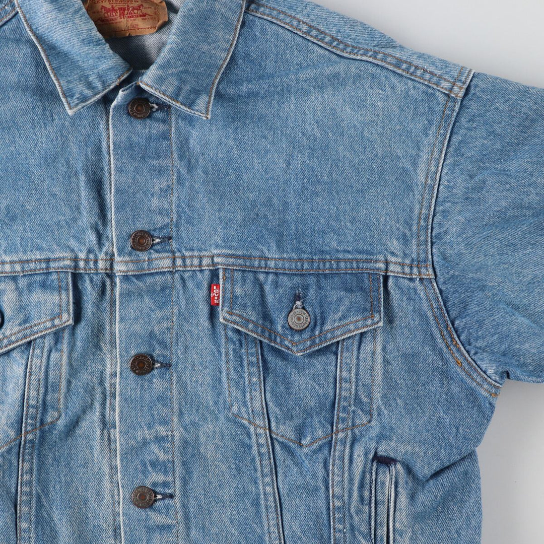 90'S Levi's 70507-0214 denim jacket, G-jacket, made in USA, men's L, vintage /eaa457702