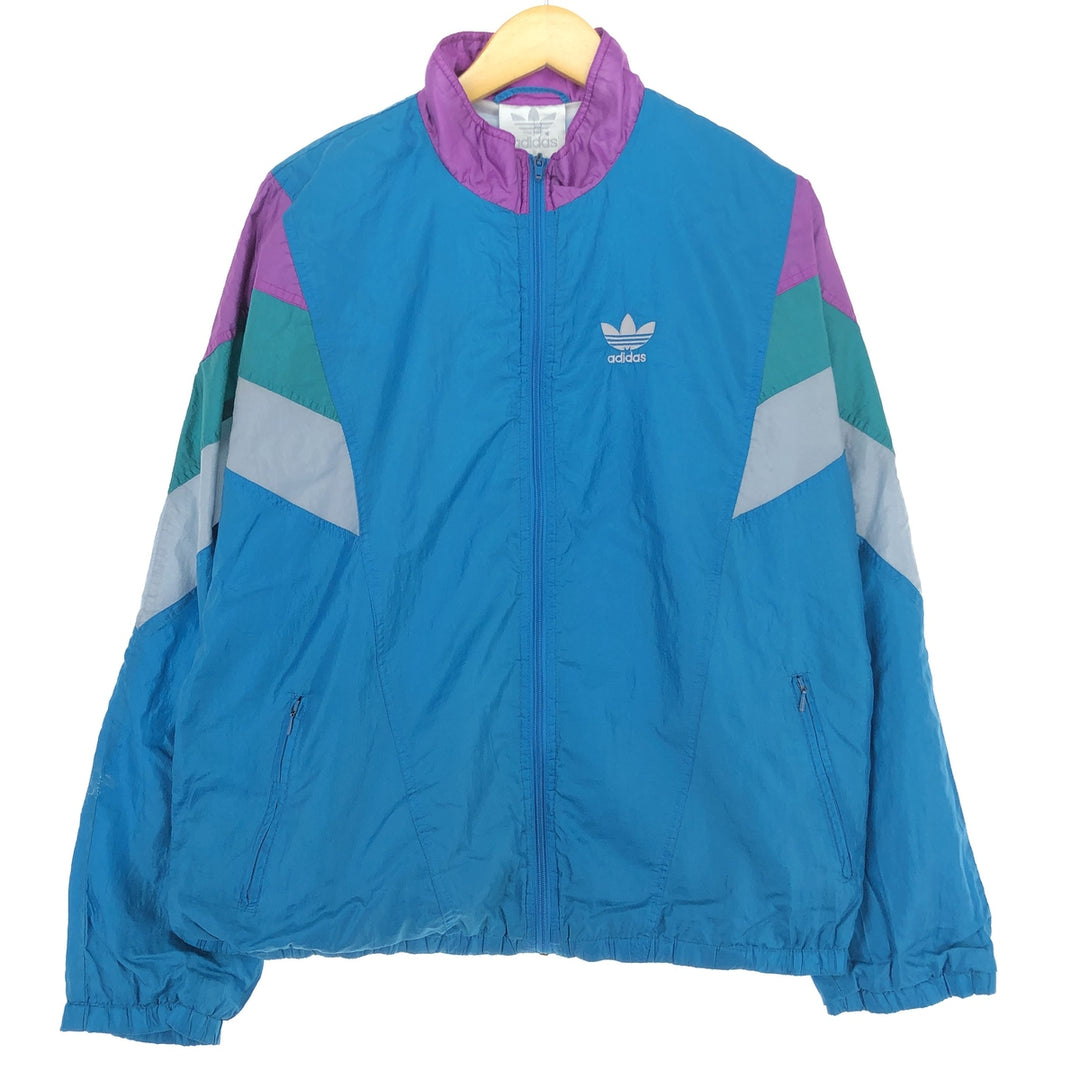 80'S Adidas Trefoil Logo Nylon Jacket Men's L Vintage / eaa457703