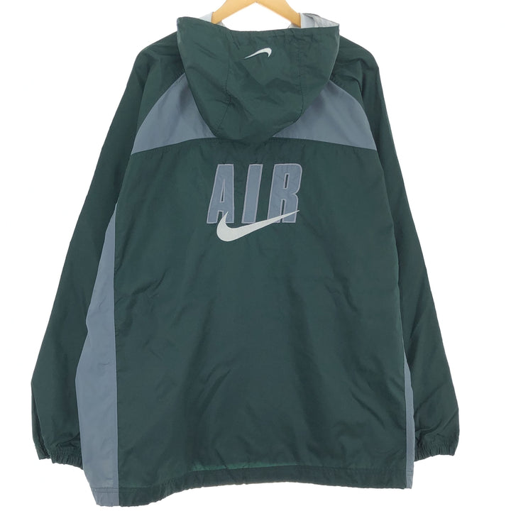 90'S Nike Hooded Half-Zip Nylon Pullover Men's XXL Vintage /eaa457741