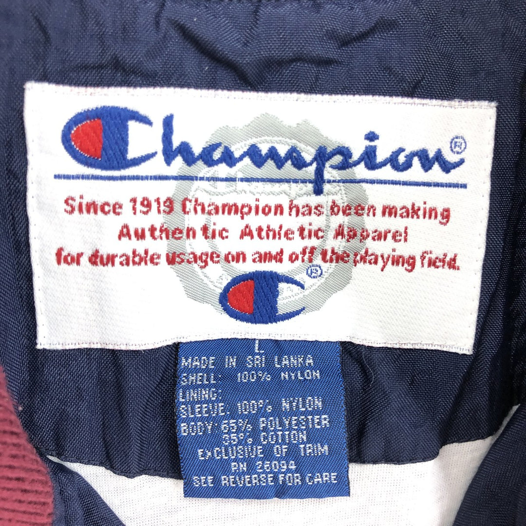 90'S Champion Half Zip Nylon Pullover Men's L Vintage /eaa457754