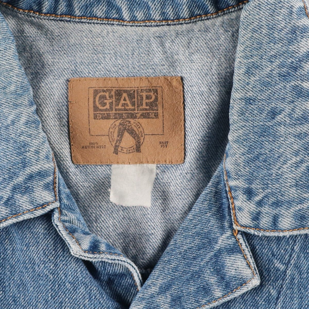 90'S GAP DENIM Old GAP denim jacket G-jacket Men's XL equivalent Vintage /eaa457798