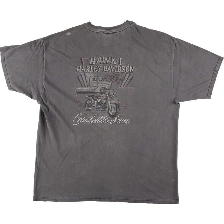 Harley-Davidson Hanes Motorcycle Bike T-shirt Men's XXL /eaa457801