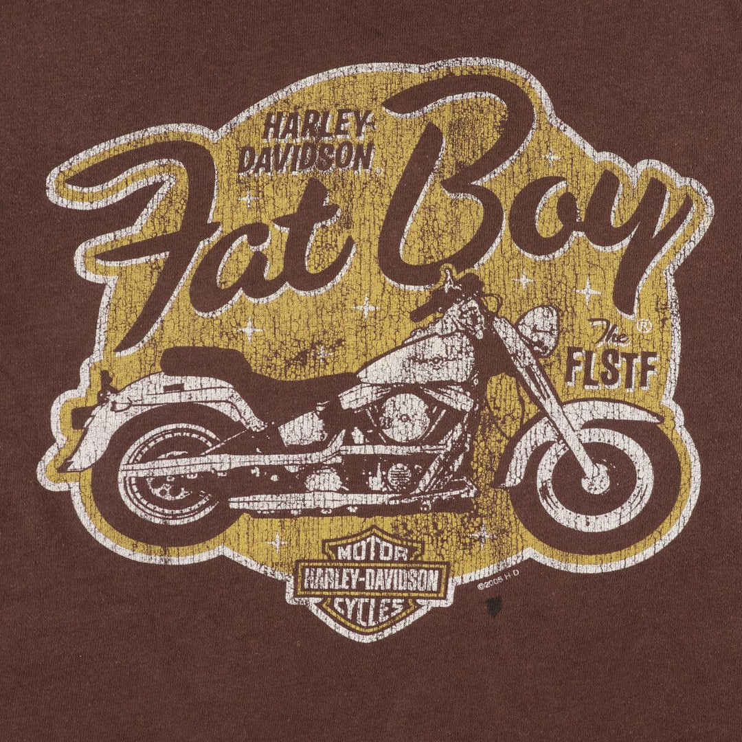 00'S Harley-Davidson Motorcycle Bike T-shirt Made in USA Men's L /eaa457805