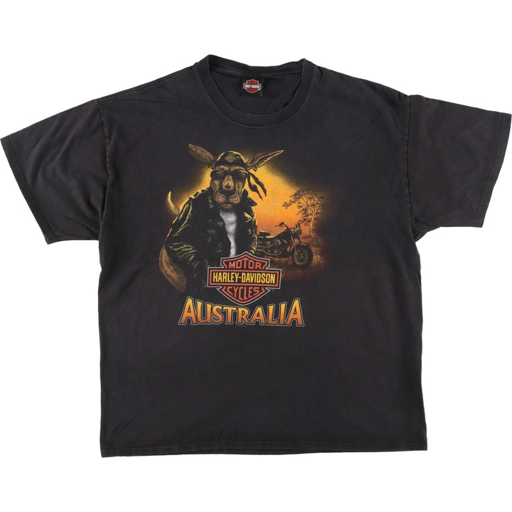 Harley-Davidson Hanes Animal Pattern Motorcycle Bike T-shirt Men's XL /eaa457817