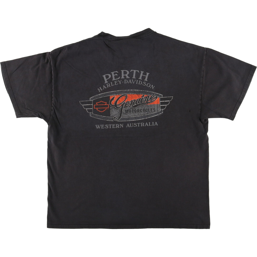 Harley-Davidson Hanes Animal Pattern Motorcycle Bike T-shirt Men's XL /eaa457817