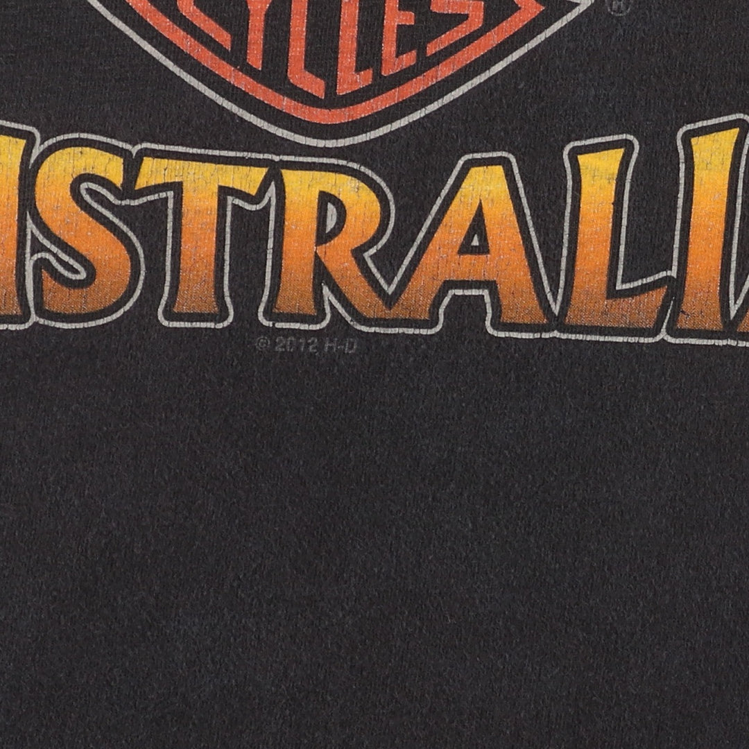 Harley-Davidson Hanes Animal Pattern Motorcycle Bike T-shirt Men's XL /eaa457817