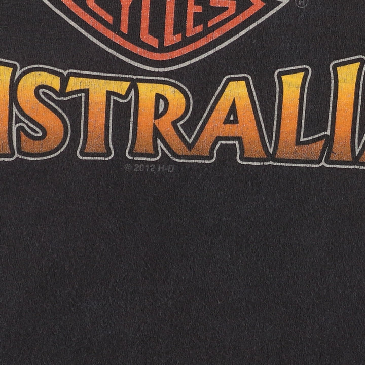 Harley-Davidson Hanes Animal Pattern Motorcycle Bike T-shirt Men's XL /eaa457817