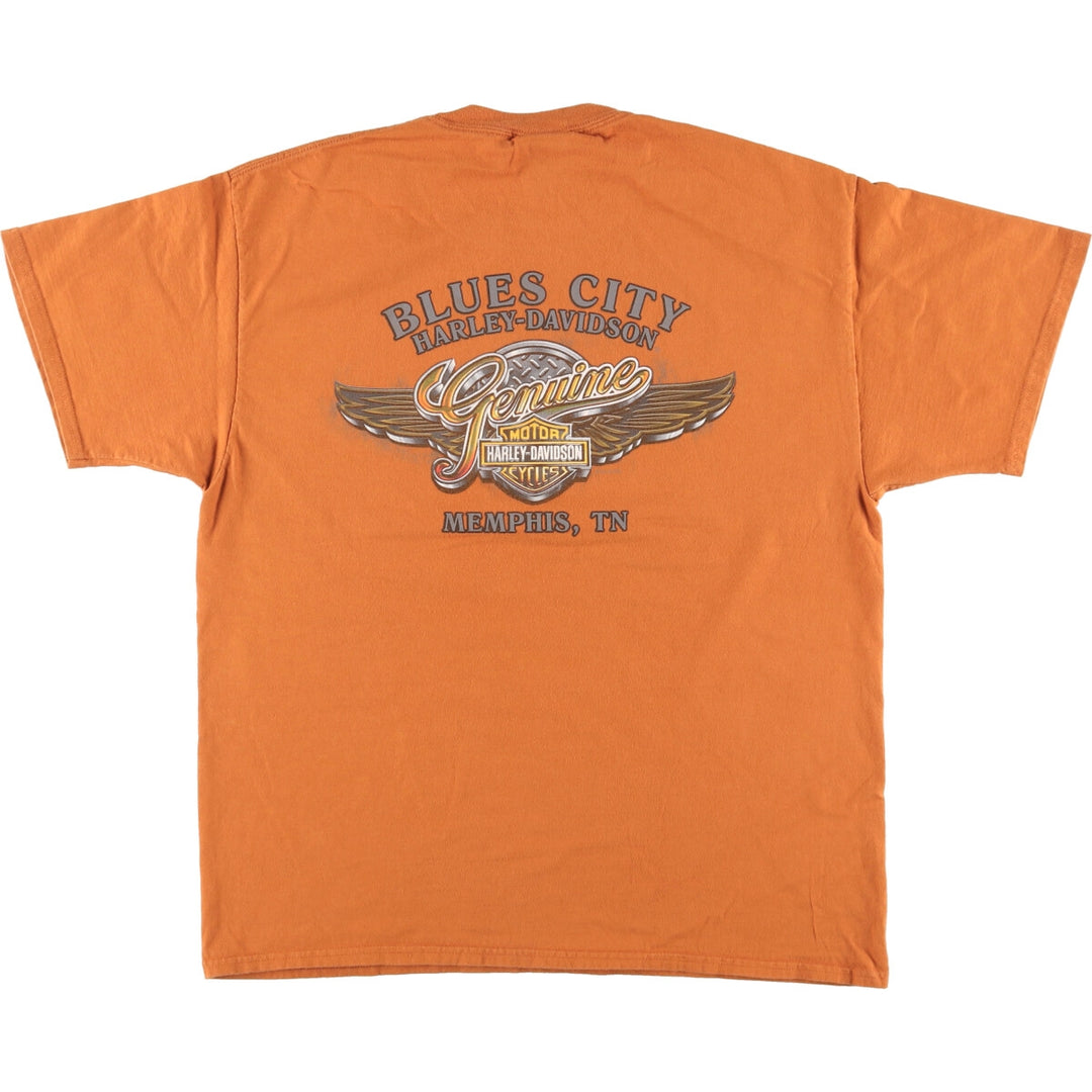 Harley-Davidson Hanes Motorcycle Bike T-shirt Men's L /eaa457824