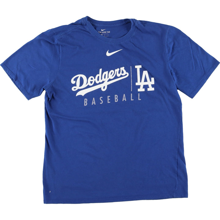 Nike DRI-FIT MLB Los Angeles Dodgers Sports Print T-Shirt Men's L /eaa457880