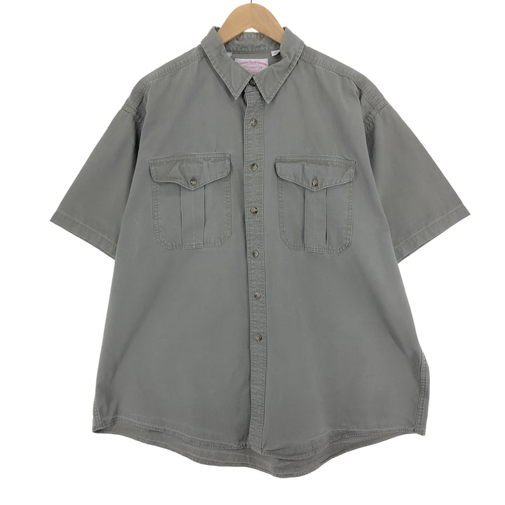 Filson short sleeve cotton shirt made in USA, men's XXL /eaa457902