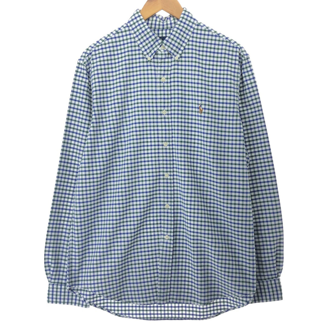 Ralph Lauren Long Sleeve Button Down Check Shirt Men's L /eaa457934